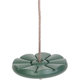 Leagan rotund pentru copii din plastic verde, 28 cm, max. 90 kg
