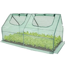 Solar tip tunel pentru gradina Strend Pro, 182x90x93 cm, folie verde