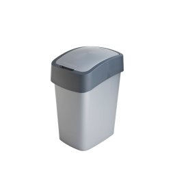 Cos de gunoi Curver Pacific Flip Bin 25L, antracit/gri, 34x26x47 cm