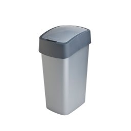 Cos de gunoi Curver Pacific Flip Bin 45L, gri antracit
