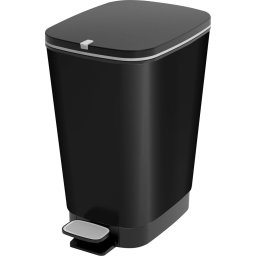Cos de gunoi cu pedala KIS Chic Bin M 25L, negru mat