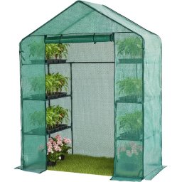 Solar de gradina cu folie walk-in Strend Pro, 143x73x195 cm