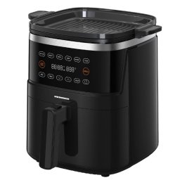 Friteuza cu aer cald Heinner Fry&Grill HAFG-B5BK2600, 2600 W, 5 L, 6 programe, negru