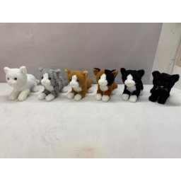 Jucărie de pluș pisică - 22 cm, mai multe modele