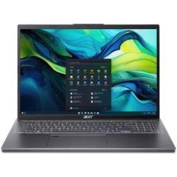 Laptop Acer Aspire 16 A16-71M-57UR NX.JEKEX.003, Intel Core Ultra 5 115U, 16 inch, RAM 16GB, SSD 512GB, Intel Graphics, Fara sistem de operare, Steel Gray