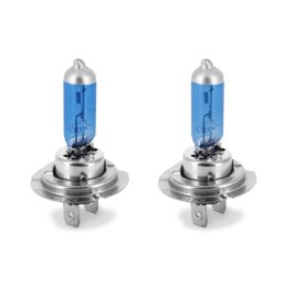 Set de 2 becuri Halogen H7 - 100W + 110% intensitate Alb Xenon