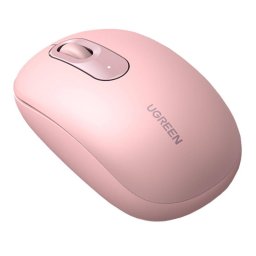 Mouse Wireless mouse UGREEN 90686 2.4G Cherry Pink, Conexiune wireless 2.4G,2400 dpi,3 butoane,Wireless