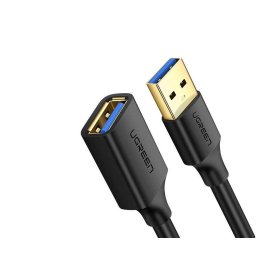 prelungitor, "US129" USB (T) to USB (M), 5m, negru