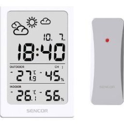 SWS 2300 W cu Senzor Wireless, Alertă Îngheț, Ecran LCD Iluminat, 433.92 MHz