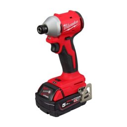 Masina de insurubat cu impact fara perii M18, 18V, 2 acumulatori M18B5, 1 incarcator M12-18FC - Milwaukee