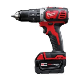 Masina de gaurit cu percutie M18, REDLINK, cu 2 acumulatori M18B4 si 1 incarcator M12-18C - Milwaukee