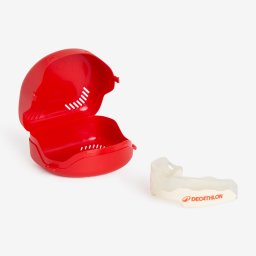 Protecție dentară rugby MG500 Decathlon | Canterbury Alb-Roșu Copii