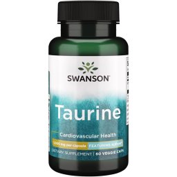Taurina AjiPure 1000 mg pentru Energie si Sistem Nervos - Swanson - 60 capsule