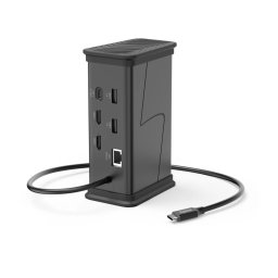 HAMA 9 az 1-ben USB-C 3.1 Stație de andocare HDMI LAN USB-A PD JACK 200150