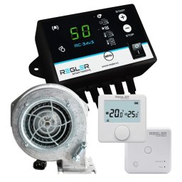 Kit automatizare cu ventilator pentru centrala cu puffer, REGLER, cod 48