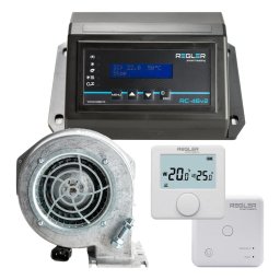 Kit automatizare centrale 40-50 kW, REGLER, comanda 2 pompe si ventilator, cod 44