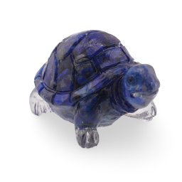 Broscuta din rasina cu spartura Lapis lazuli, 5cm