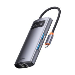 HUB 4 in 1 USB Type C Docking Station - 3 x USB 3.2 Gen. 1 / RJ45 (WKWG070113)