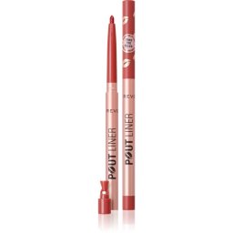 Revolution Pout Liner creion contur pentru buze pentru volum maxim culoare Burnt Cherry Red 0.2 g