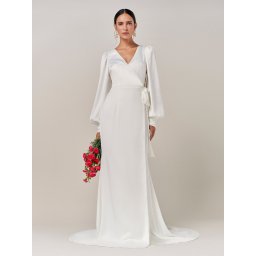 BWLDR Rochie 'RIVER GOWN' alb