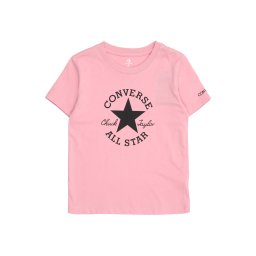 CONVERSE Tricou roz / negru