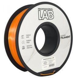 Filament 3D Proffesional Lab, Diamentru 1.75mm, Greutate: 1KG, Culoare: Orange, Material: PLA, Temperatura: 180-240c.