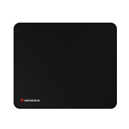 GENESIS Carbon 500 M Logo. Width: 250 mm, Depth: 300 mm. Product colour: Black, Surface coloration: Monochromatic, Material: Fabric, Rubber, Gaming mouse pad