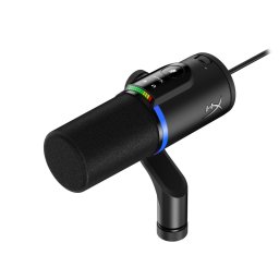 Microfon HP HyperX FlipCast, lungime cablu 3m, continut pachet: Cablu USB-C la USB-C, adaptor USB-C la USB-A, adaptor de la 3/8 inch la 5/8 inch, QSG.
