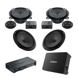 Boxe auto Pachet Difuzoare Auto cu subwoofer Fiat Doblo 2 2009-2015 Audison Prima 1010 W