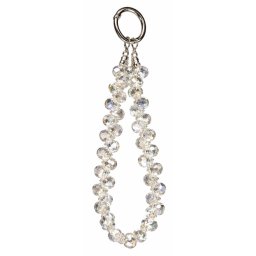 Snur de mana Lemontti Crystal Aurora pentru telefon, 30cm, culoare mov