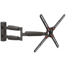 Suport TV plat/curbat de perete brat Barkan BM343XL, pentru display-uri cu diagonala de 13"- 65", suporta pana la 36kg, VESA 400x400, negru