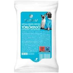 Serum șervețele umede hipoalergenice pentru câini și pisici (3 x 60 buc) 180 buc