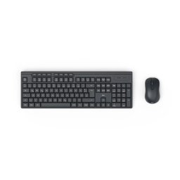 HAMA 173056 WKM-200 cablu fără tastatura mouse set maghiar negru