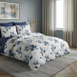 Lenjerie de pat Cotton Pro 100% bumbac – imprimare digitală (Petalique)