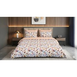 Lenjerie de pat Cotton Pro 100% bumbac – imprimare digitală (Petal Simphony)