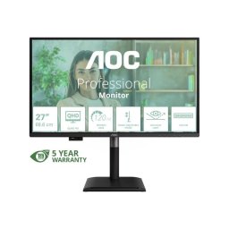 Monitor AOC Q27P4U | 27", IPS, 4K UHD, 75Hz, USB-C