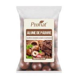 Alune de Padure, Pronat, in Ciocolata cu Lapte si Scortisoara, 100 g