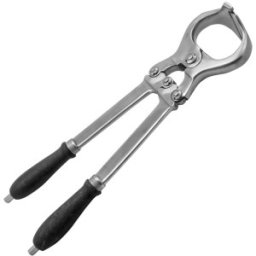Cleste Articulat, Emasculator pentru Castrare Nesangeroasa 37 cm, Inox, Prima