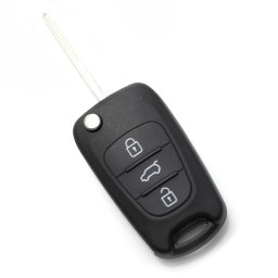 Carcasa cheie tip briceag Hyundai i30 si ix35, 3 butoane, neagra