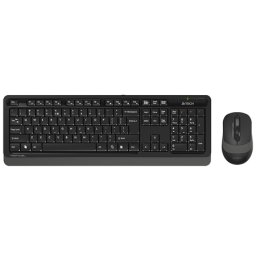 Kit tastatura si mouse wireless A4Tech FG1010, 104 taste, USB