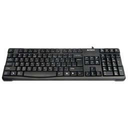 Tastatura A4Tech Comfort Round USB cu taste rotunjite si inscriptionare laser