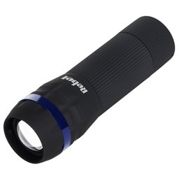 Lanterna LED Rebel 1W cu zoom, finisaj cauciucat, pentru uz zilnic