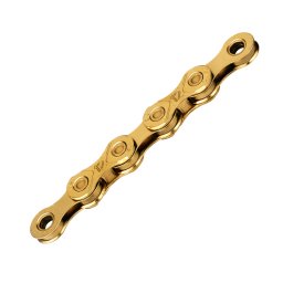 Lant Bicicleta KMC X12 Ti-N, 12 Viteze, 1/2X11/128 Inch, 126 Zale, Auriu Ultimate FactoryBikes