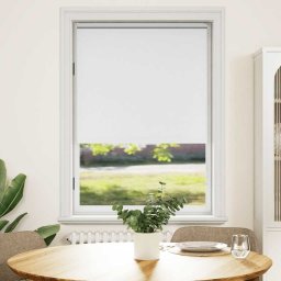Jaluzea opaca 84,4x175 cm, latime material 80 cm, alb GartenMobel Dekor