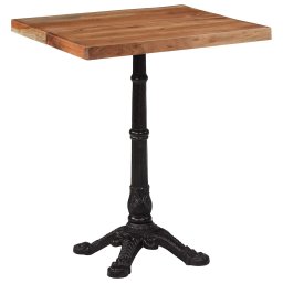 Masa de bistro, 60 x 60 x 76 cm, lemn masiv de acacia GartenMobel Dekor