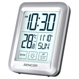 Statie meteo cu ceas si alarma Sencor SWS 1918, afisaj LCD