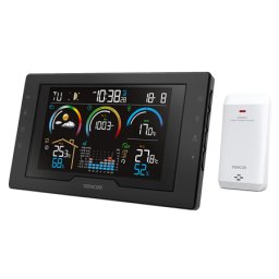 Statie meteo wireless Sencor SWS 8000 cu ecran color si senzor exterior