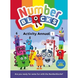 Carte de activitati Numberblocks cu numere si jocuri educative, 3 ani+