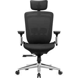 Scaun de birou ergonomic SONGMICS cu tetiera, suport lombar si inclinare 135°
