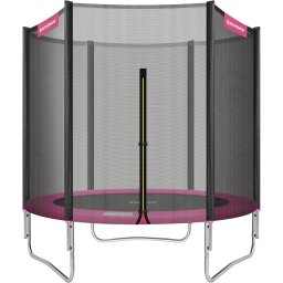 Trambulina pentru copii SONGMICS 183 cm cu plasa de protectie, roz